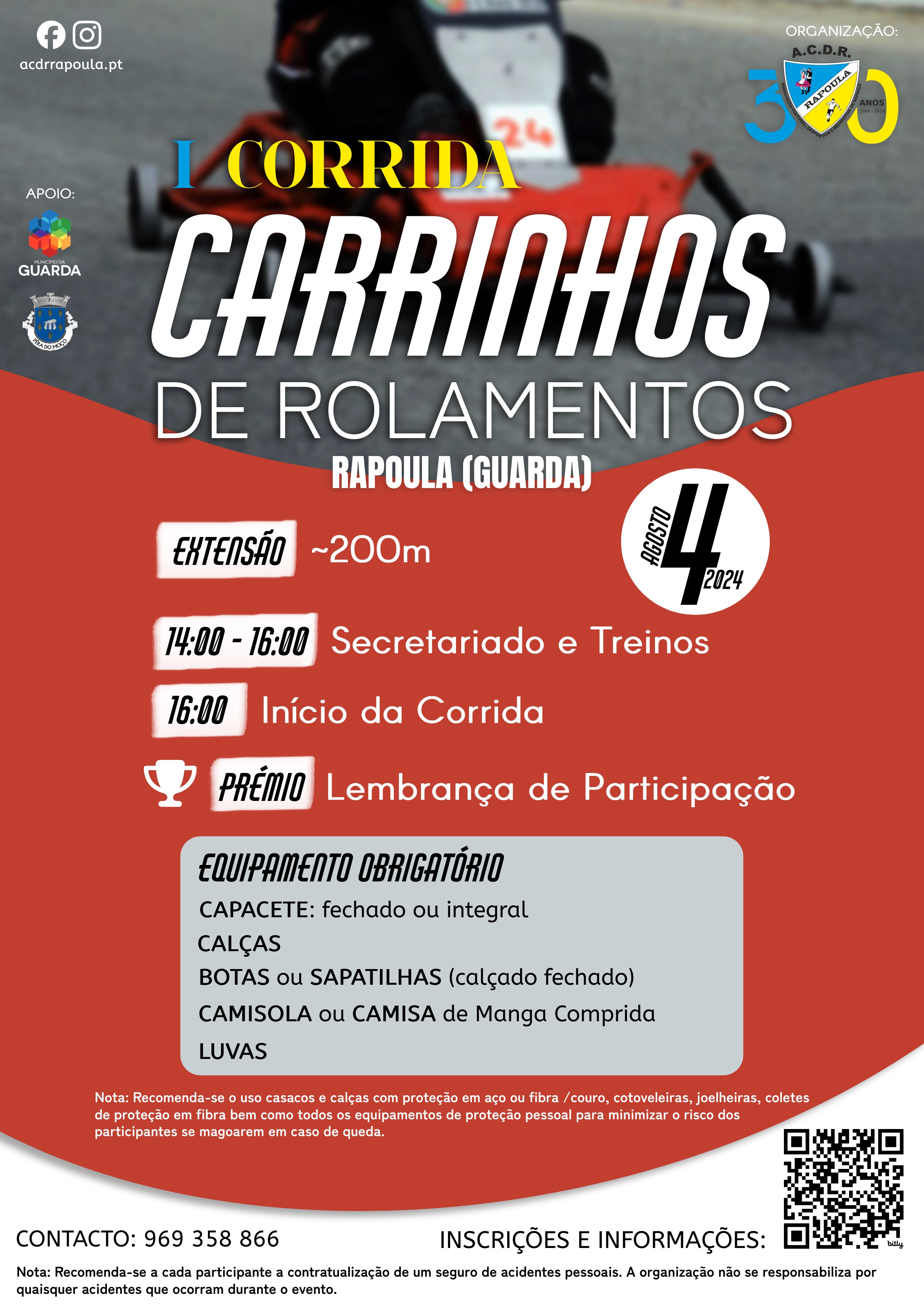 Primeira Corrida de Carrinhos de Rolamentos - Rapoula (Guarda), 4 de agosto de 2024.